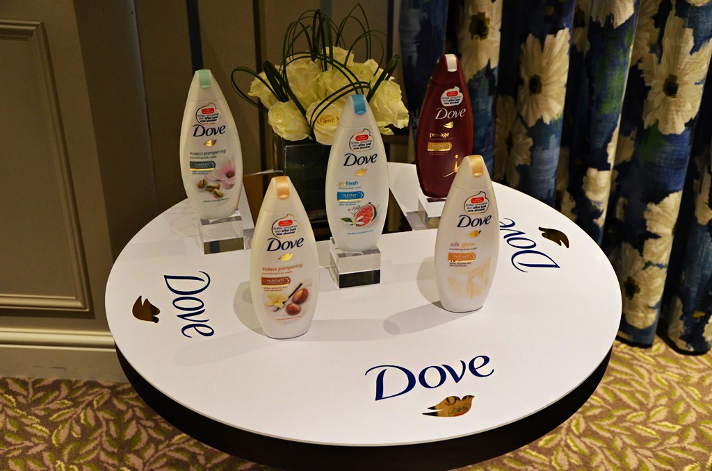 The launch of Dove's new Exfoliate body wash