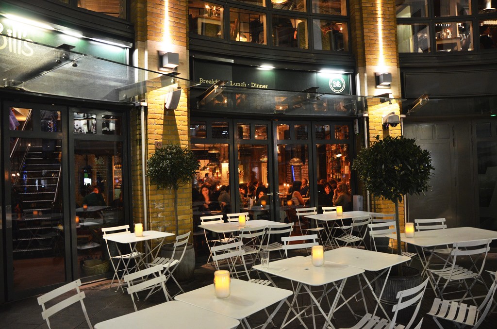 A review of Bills Restaurant, London