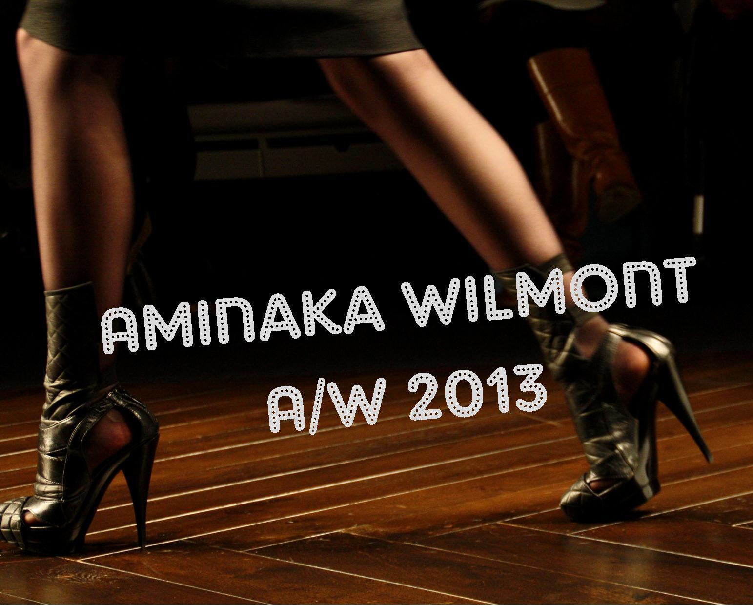 Aminaka Wilmont A/W 2013 London Fashion Week 