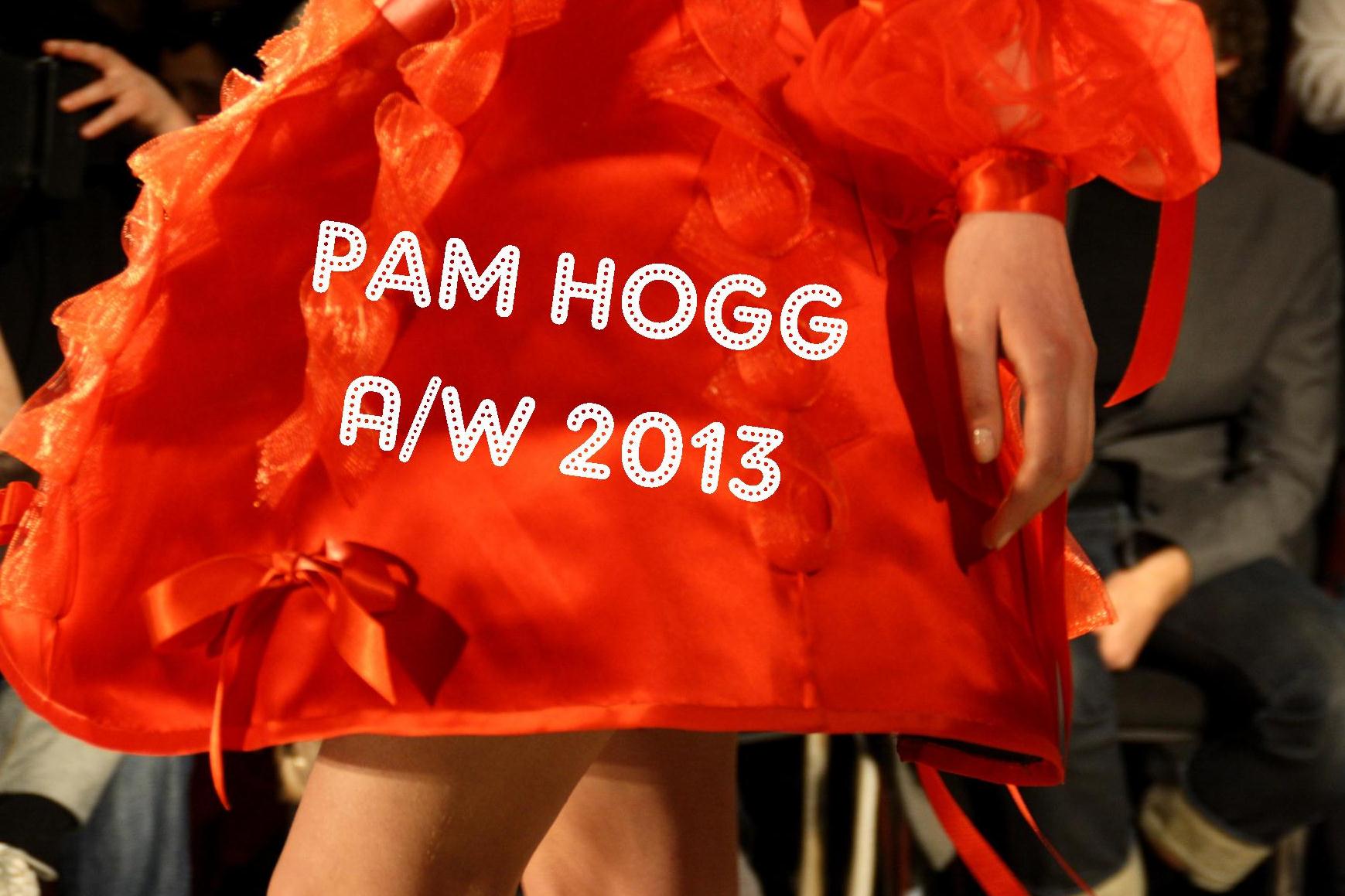 Pam Hogg A/W 2013 London Fashion Week